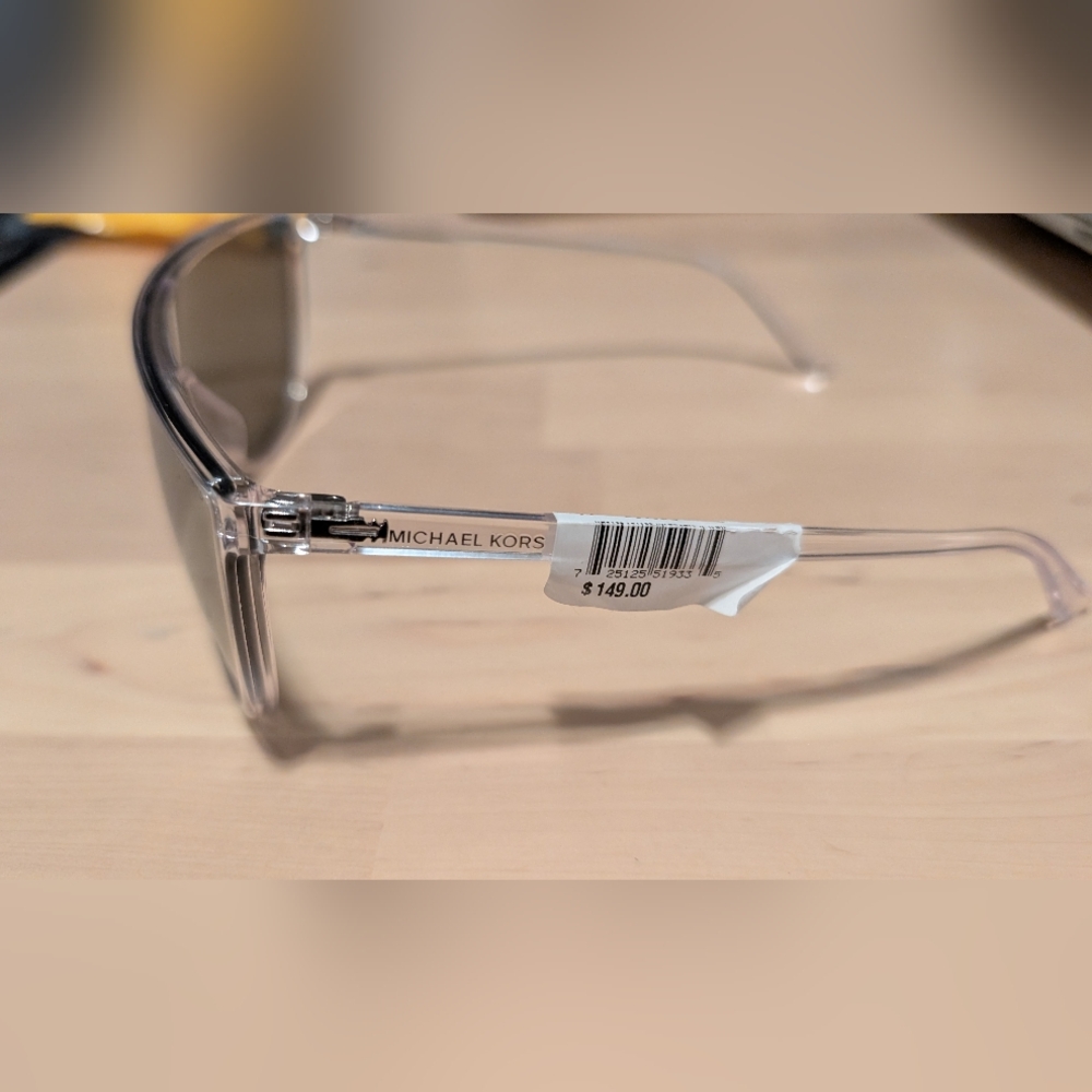 Michael Kors Transparent Frame Sunglasses - Picture 2 of 3